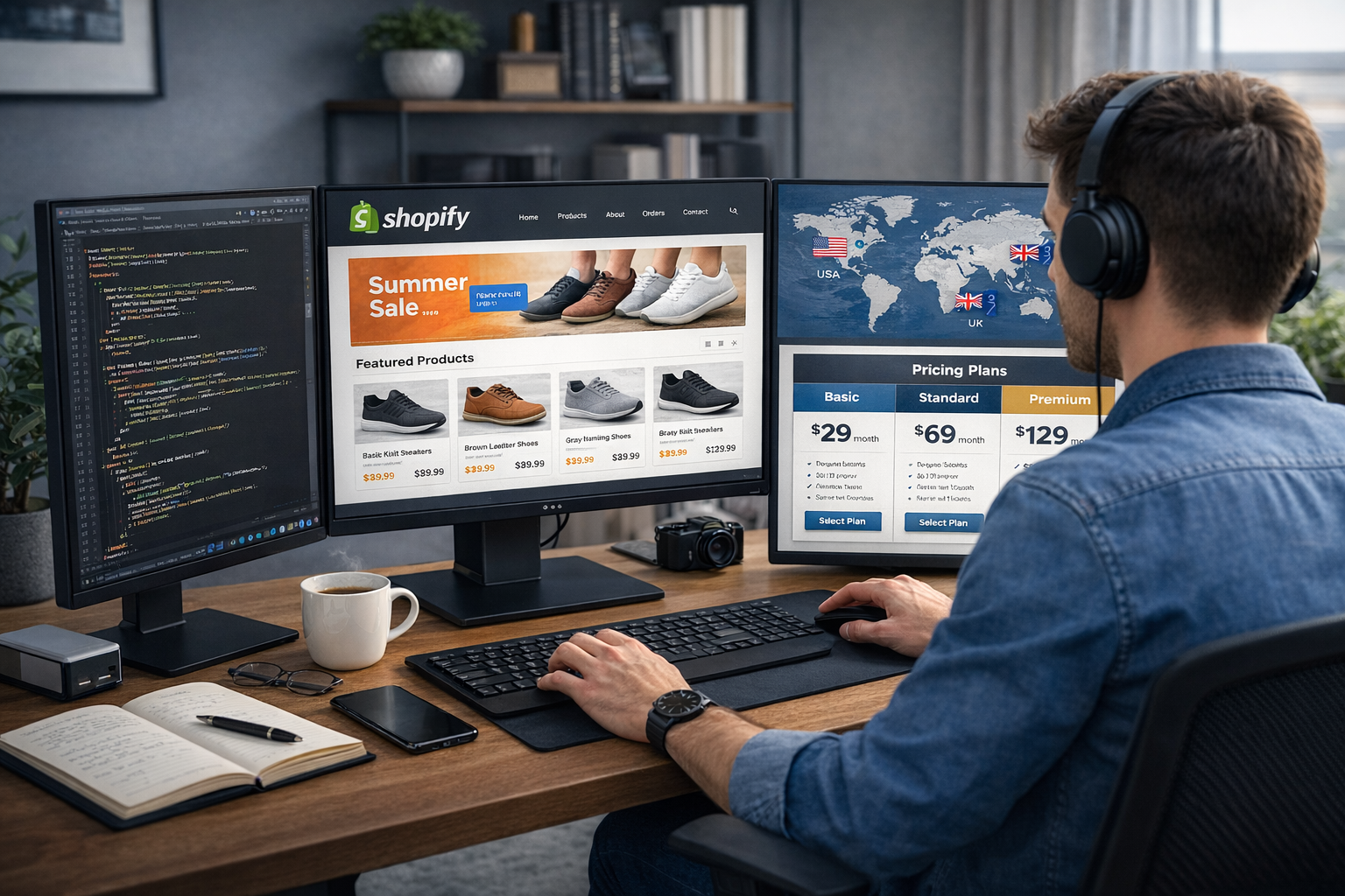 hire shopify developer cost global pricing guide