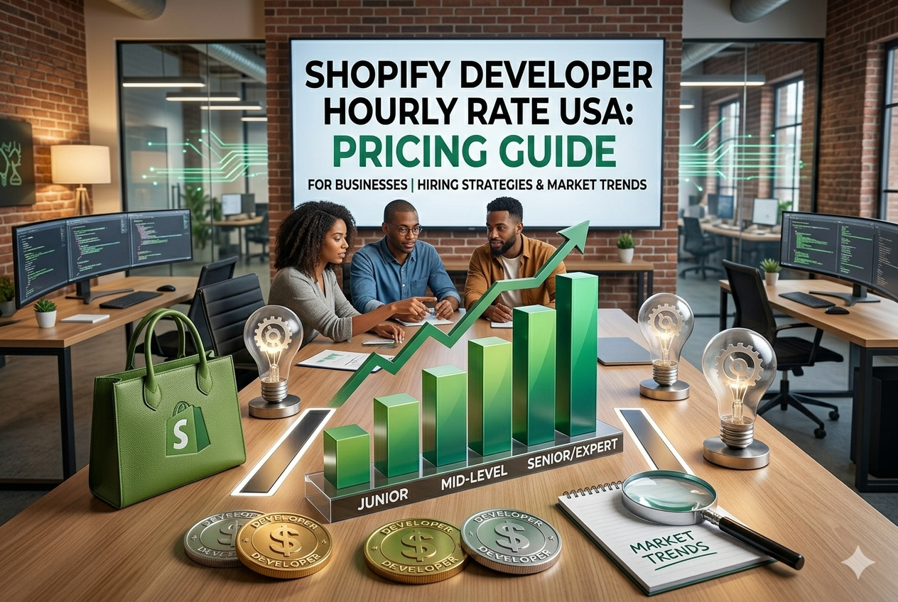 Shopify Developer Hourly Rate USA (2026 Pricing Guide for Businesses)