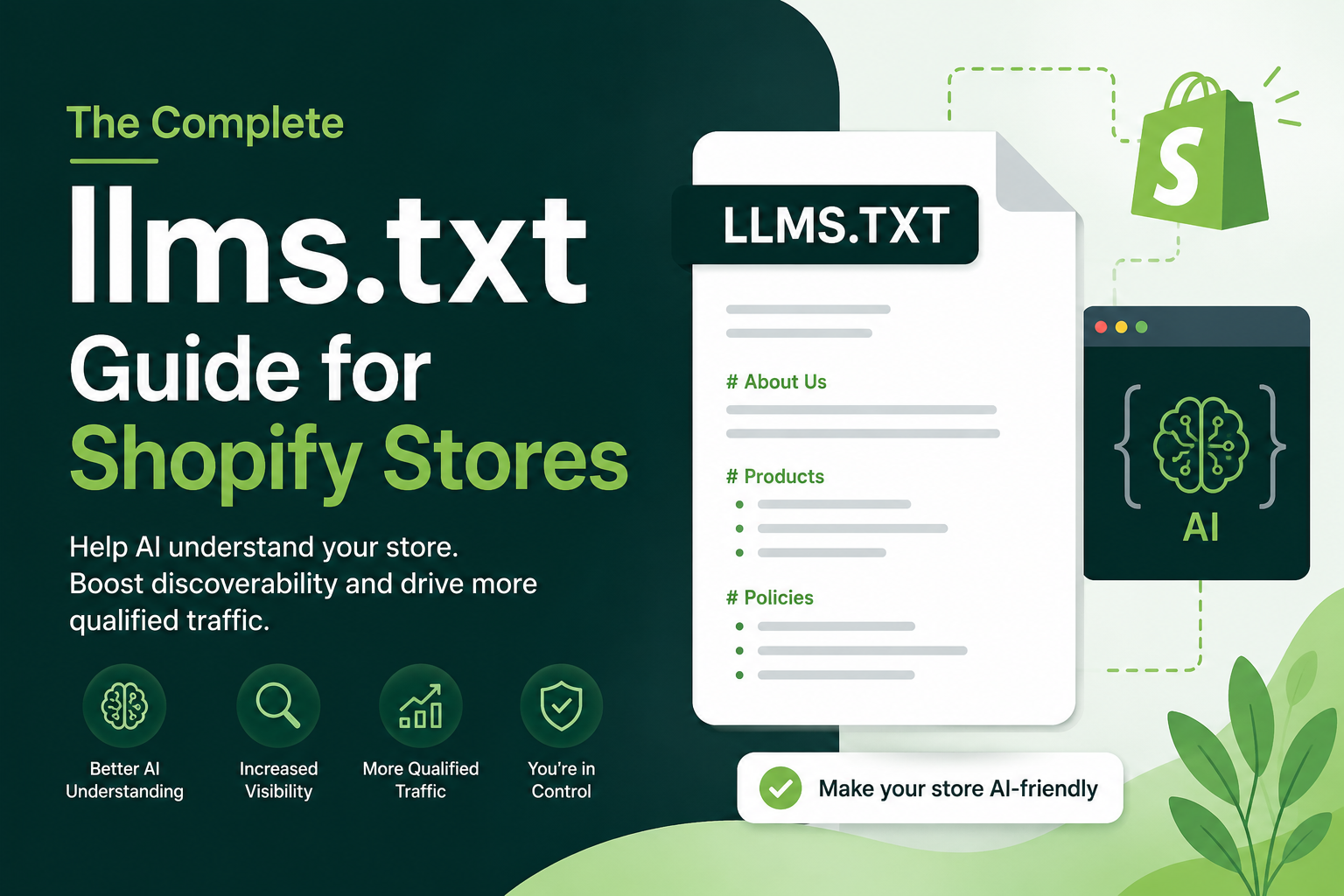 llms.txt for Shopify: The Complete 2026 Setup Guide
