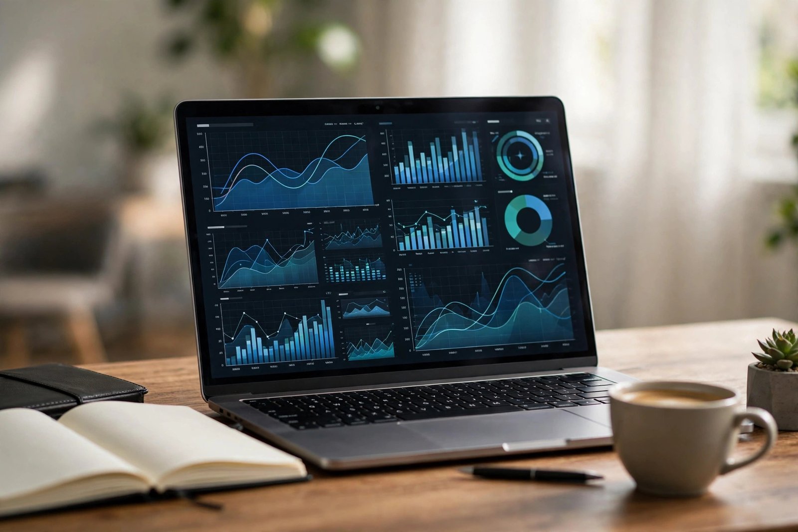 WordPress speed optimization performance dashboard on a developer's laptop